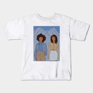 Twin Fro Power // Coins and Connections Kids T-Shirt